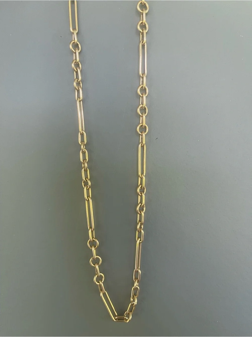 14k Mixed Clip Link Chain Foundrae inspired